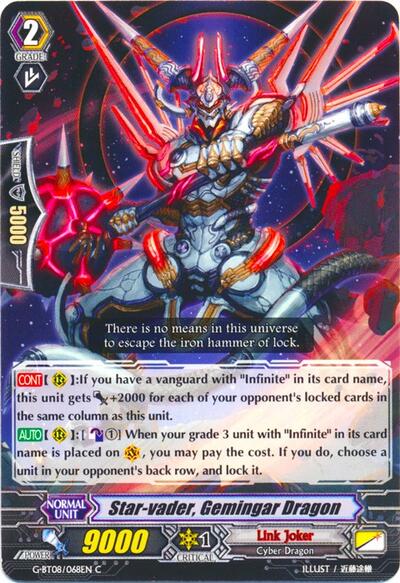 Star-vader, Gemingar Dragon [G Format] G-BT08/068EN