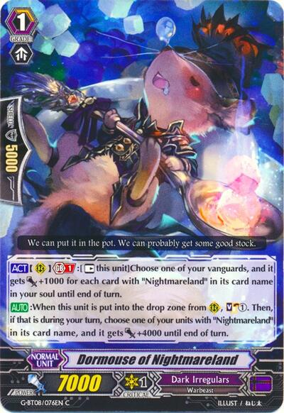 Dormouse of Nightmareland [G Format] G-BT08/076EN