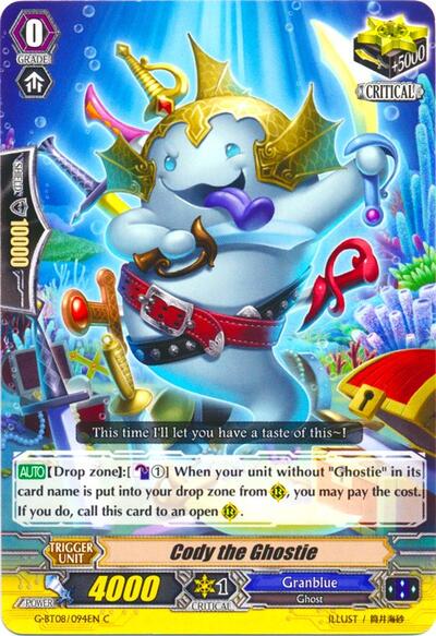 Cody the Ghostie [G Format] G-BT08/094EN