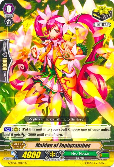 Maiden of Zephyranthes [G Format] G-BT08/103EN
