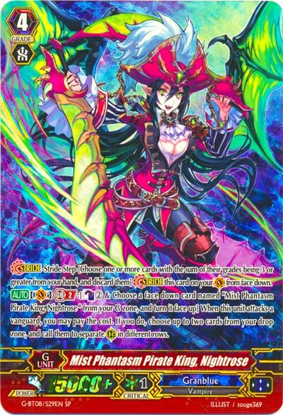 Mist Phantasm Pirate King, Nightrose [G Format] G-BT08/S29EN