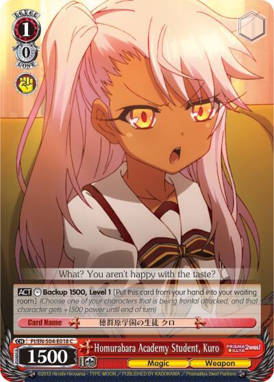Homurabara Academy Student, Kuro PI/EN-S04-E018 C