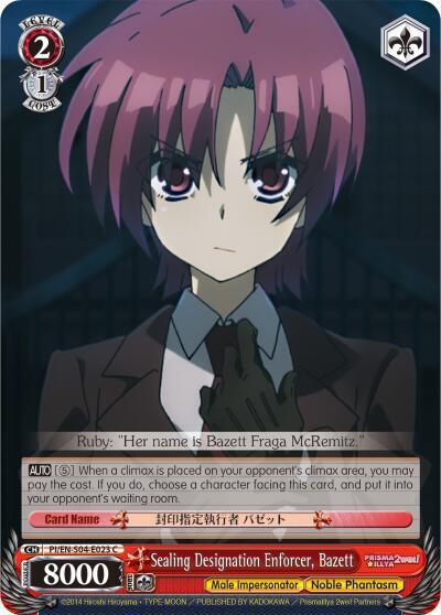 Sealing Designation Enforcer, Bazett PI/EN-S04-E023 C