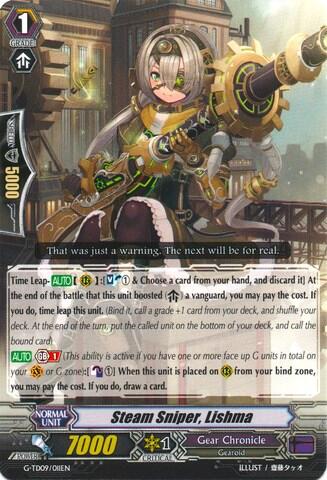 Steam Sniper, Lishma [G Format] G-TD09/011EN