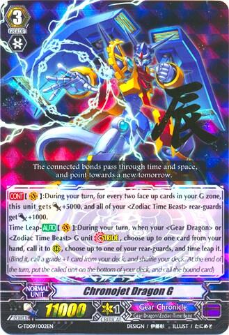 Chronojet Dragon G [G Format] G-TD09/002EN