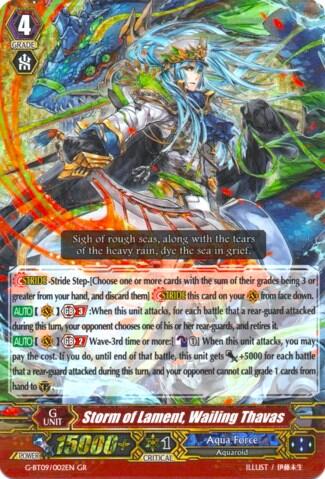 Storm of Lament, Wailing Thavas [G Format] G-BT09/002EN