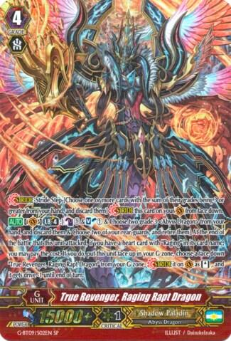 True Revenger, Raging Rapt Dragon [G Format] G-BT09/S02EN