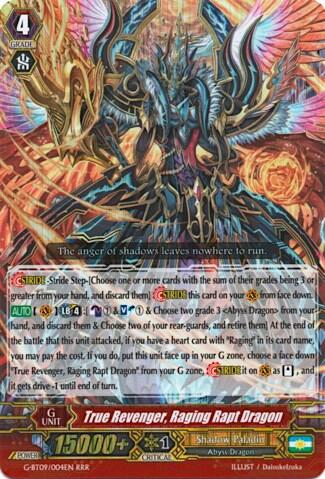 True Revenger, Raging Rapt Dragon [G Format] G-BT09/004EN