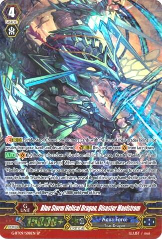 Blue Storm Helical Dragon, Disaster Maelstrom [G Format] G-BT09/S08EN