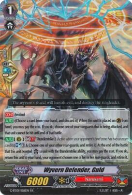 Wyvern Defender, Guld [G Format] G-BT09/016EN