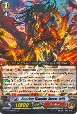 Roaring Thunder Spear, Jalil [G Format] G-BT09/031EN