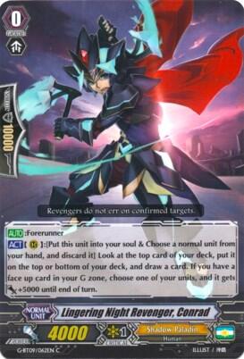 Lingering Night Revenger, Conrad [G Format] G-BT09/062EN