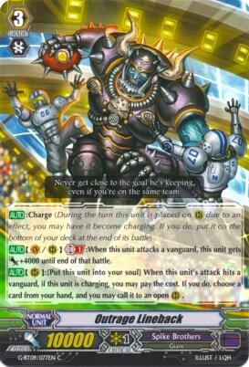 Outrage Lineback [G Format] G-BT09/077EN