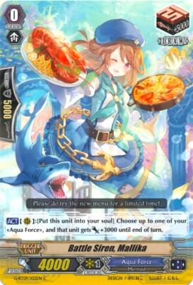 Battle Siren, Mallika [G Format] G-BT09/102EN