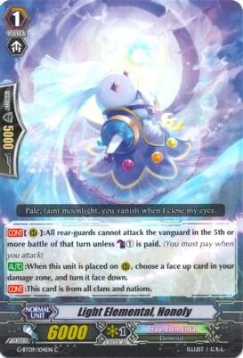 Light Elemental, Honoly [G Format] G-BT09/104EN