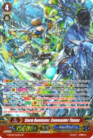 Storm Dominator, Commander Thavas [G Format] G-BT09/S23EN