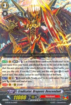 Eradicator, Dragonic Descendant [G Format] G-BT09/Re:04EN