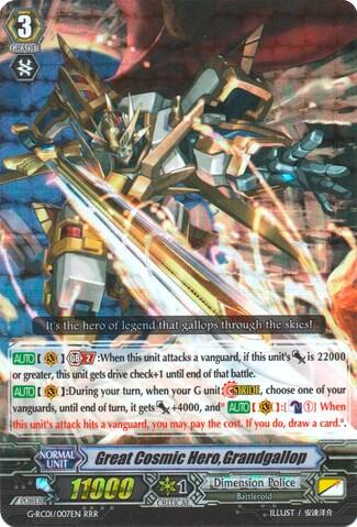 Great Cosmic Hero, Grandgallop [G Format] G-RC01/007EN