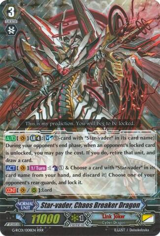 Star-vader, Chaos Breaker Dragon [G Format] G-RC01/008EN