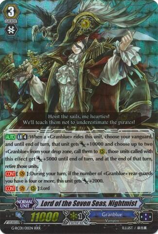 Lord of the Seven Seas, Nightmist [G Format] G-RC01/011EN