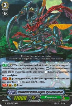 Unrivaled Blade Rogue, Cyclomatooth [G Format] G-RC01/027EN