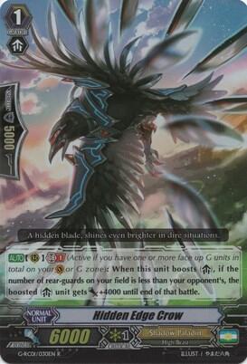 Hidden Edge Crow [G Format] G-RC01/030EN