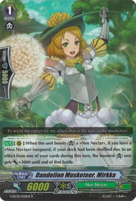 Dandelion Musketeer, Mirkka [G Format] G-RC01/050EN