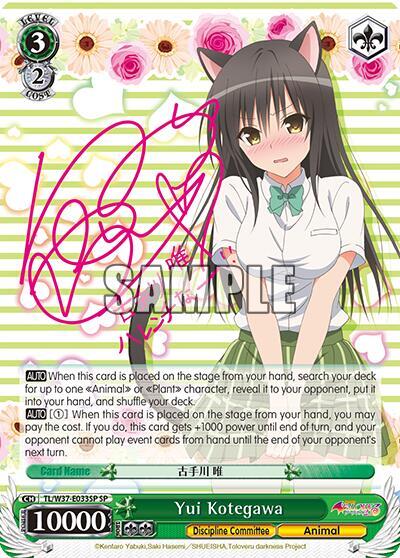 Yui Kotegawa TL/W37-E033SP SP