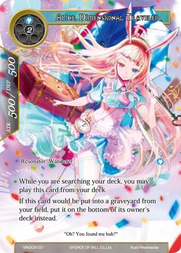 Alice, Dimensional Traveler VIN003-031