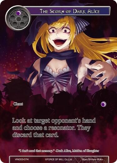 The Scorn of Dark Alice VIN003-074