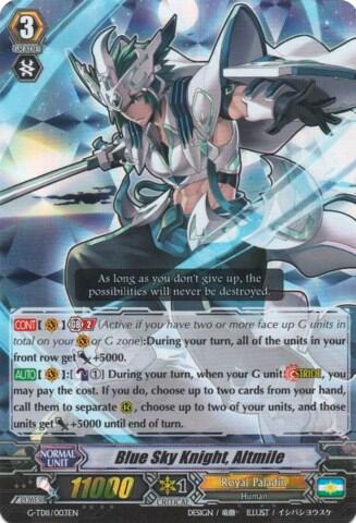 Blue Sky Knight, Altmile [G Format] G-TD11/003EN