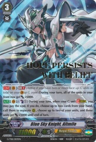Blue Sky Knight, Altmile [G Format] G-TD11/003EN