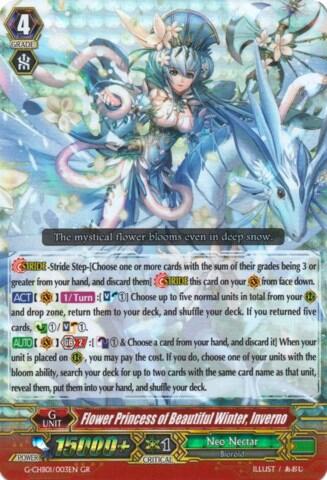 Flower Princess of Beautiful Winter, Inverno [G Format] G-CHB01/003EN