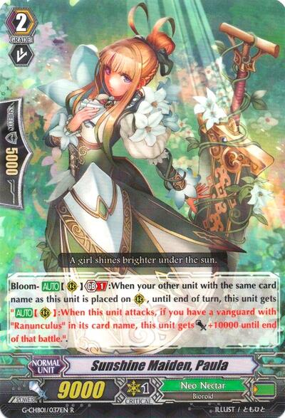 Sunshine Maiden, Paula [G Format] G-CHB01/037EN