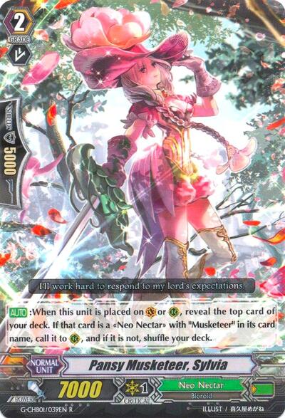Pansy Musketeer, Sylvia [G Format] G-CHB01/039EN