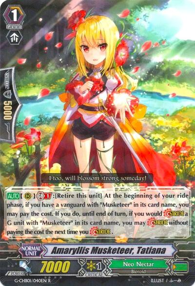 Amaryllis Musketeer, Tatiana [G Format] G-CHB01/040EN