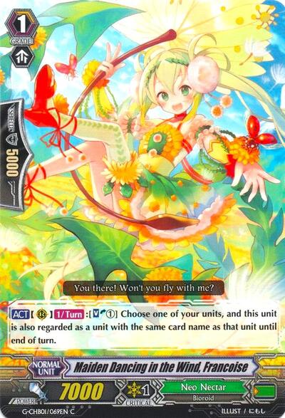 Maiden Dancing in the Wind, Francoise [G Format] G-CHB01/069EN