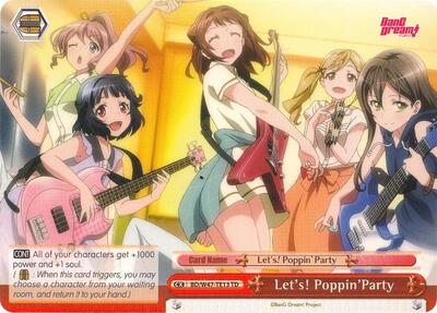 Let's! Poppin'Party BD/W47-TE13 TD