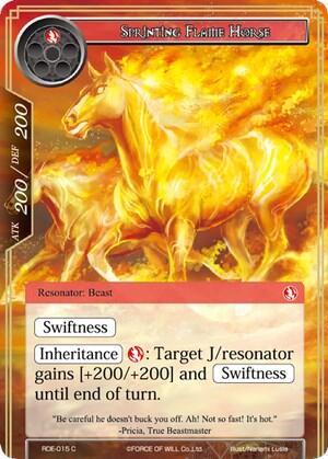 Sprinting Flame Horse RDE-015