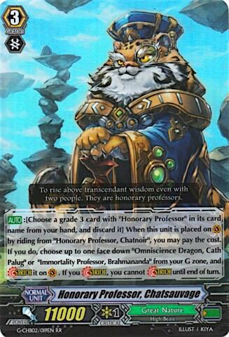 Honorary Professor, Chatsauvage [G Format] G-CHB02/019EN