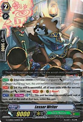 Lesser Writer [G Format] G-CHB02/020EN
