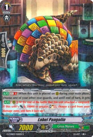 Label Pangolin [G Format] G-CHB02/041EN