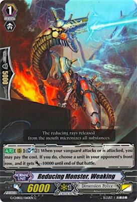 Reducing Monster, Weaking [G Format] G-CHB02/060EN