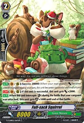 Full-sack Squirrel [G Format] G-CHB02/067EN