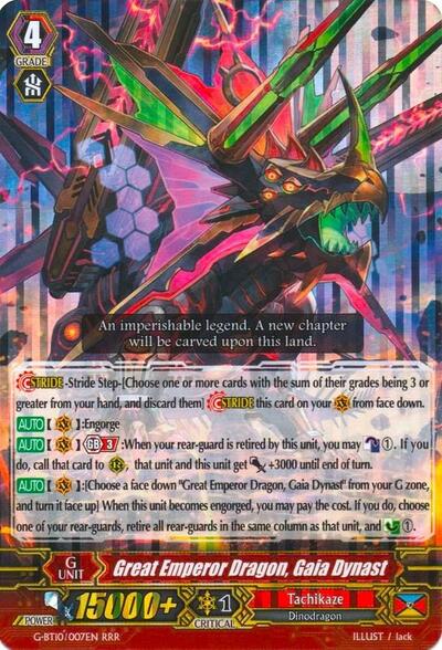 Great Emperor Dragon, Gaia Dynast [G Format] G-BT10/007EN