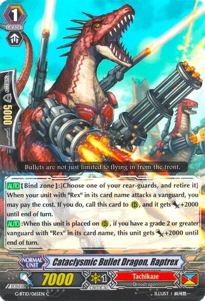 Cataclysmic Bullet Dragon, Raptrex [G Format] 