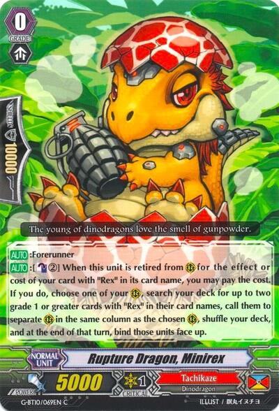 Rupture Dragon, Minirex [G Format] 