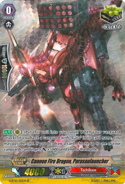 Cannon Fire Dragon, Parasaulauncher [G Format] G-BT10/S15EN