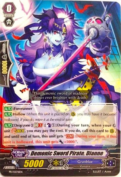 Demonic Sword Pirate, Dianne [G Format] PR/0276EN