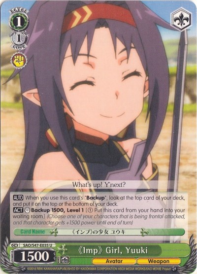 Imp Girl, Yuuki SAO/S47-E035 U